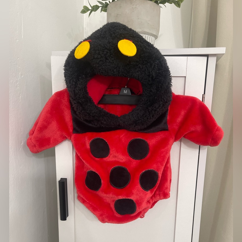 Ladybug Red and Black Kids Costume, Size 0-3 months